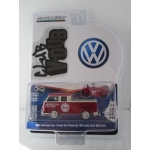 Greenlight 1:64 Volkswagen Type 2 Double Cab Pickup 1968 Indian Motorcycle with Indian Scout Motorcycle 1920